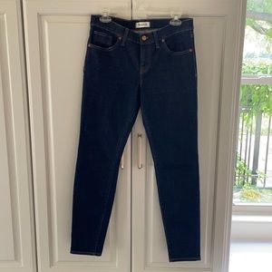 Madewell 8” Skinny jeans in Quincy wash, size 29